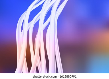 Light Blue, Yellow vector glossy abstract layout. Shining colorful illustration in smart style. New style design for your brand book.