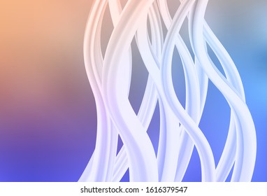 Light Blue, Yellow vector glossy abstract layout. Colorful illustration in abstract style with gradient. New design for your business.