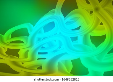 Light Blue, Yellow vector glossy abstract layout. Colorful illustration in abstract style with gradient. Smart design for your work.