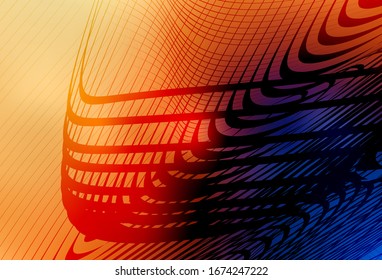 Fondo abstracto brillante de color azul claro, vector amarillo. Nueva ilustración de color en estilo borroso con degradado. Diseño borroso para su sitio web.