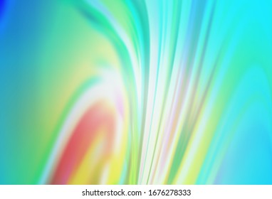 Light Blue, Yellow vector glossy abstract backdrop. Modern abstract illustration with gradient. Completely new design for your business.
