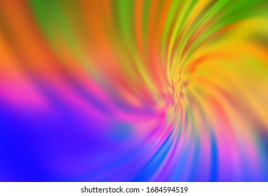 Light Blue, Yellow vector glossy abstract backdrop. New colored illustration in blur style with gradient. New way of your design.