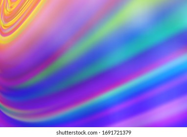 Hellblauer, gelber Vektorillustration glänzender abstrakter Hintergrund. Eine elegante, helle Illustration mit Farbverlauf. Eleganter Hintergrund für ein Markenbuch.
