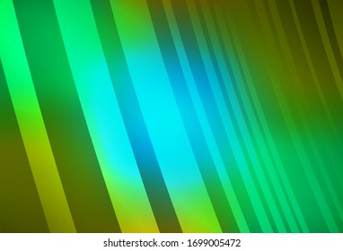 Fondo abstracto brillante de color azul claro, vector amarillo. Ilustración abstracta moderna con degradado. El mejor diseño borroso para su negocio.