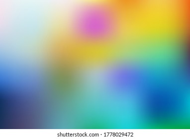 Azul claro, amarillo vectorial brillante fondo abstracto. Una ilustración de color completamente nueva en un estilo borroso. Nuevo diseño de estilo para tu libro de marca.
