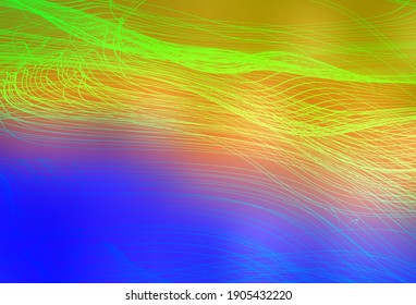 Azul claro, amarillo vectorial brillante fondo abstracto. Ilustración abstracta moderna con gradiente. Marco elegante para un libro de marca.