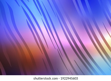 Light Blue, Yellow vector glossy abstract background. An elegant bright illustration with gradient. New style for your business design.
