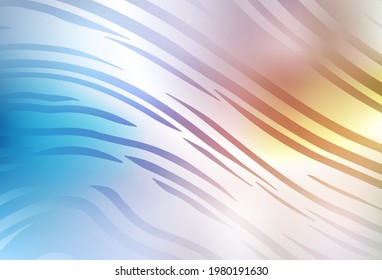 Diseño abstracto brillante vectorial amarillo azul claro. Ilustración colorida abstracta con gradiente. Diseño completamente nuevo para su negocio.