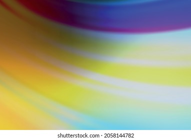 Light Blue, Yellow vector glossy abstract background. Abstract colorful illustration with gradient. Elegant background for a brand book.