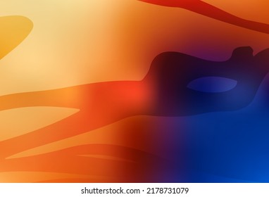 Azul claro, amarillo vectorial brillante fondo abstracto. Ilustración colorida abstracta con gradiente. Nuevo diseño de estilo para tu libro de marca.
