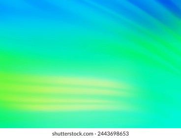 Light Blue, Yellow vector glossy abstract template. Modern geometrical abstract illustration with gradient. The elegant pattern for brand book.