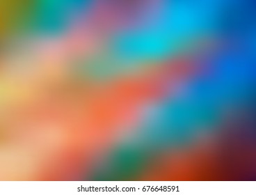 Light Blue, Yellow vector glossy abstract template. Modern geometrical abstract illustration with gradient. Brand-new design for your business.
