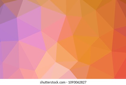 Light Blue, Yellow vector gradient triangles texture. A completely new color illustration in a polygonal style. Best triangular design for your business.