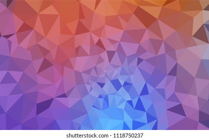 Light Blue, Yellow vector gradient triangles texture. Creative geometric illustration in Origami style with gradient. Textured pattern for your backgrounds.