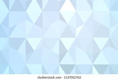 Light Blue, Yellow vector gradient triangles pattern. Shining polygonal illustration, which consist of triangles. Polygonal design for your web site.