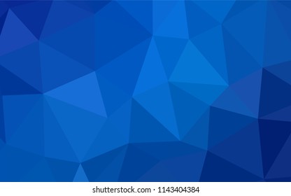 Light Blue, Yellow vector gradient triangles pattern. A completely new color illustration in a polygonal style. A completely new design for your leaflet.