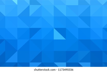 Light Blue, Yellow vector gradient triangles template. Colorful abstract illustration with triangles. New template for your brand book.