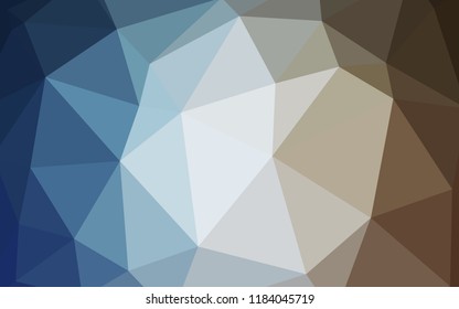 Light Blue, Yellow vector gradient triangles pattern. A completely new color illustration in a polygonal style. A completely new design for your leaflet.