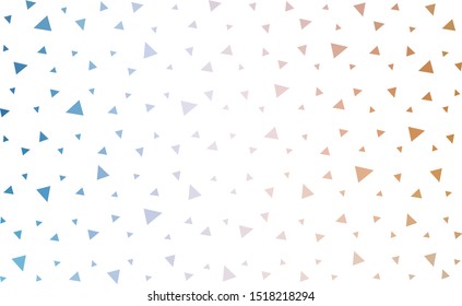 Light Blue, Yellow vector  gradient triangles texture. Glitter abstract illustration with an elegant triangles. Pattern for a brand book's backdrop.