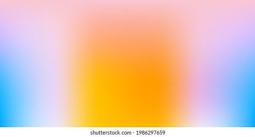 Light Blue, Yellow vector gradient blur layout. Colorful illustration with gradient in halftone style. Background for mobile phones.
