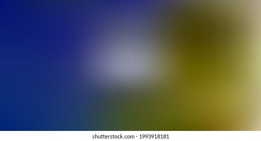 Light blue, yellow vector gradient blur template. Blur colorful illustration in brand new style. Your design for applications.