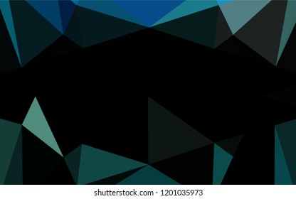 Light Blue, Yellow vector hexagon mosaic texture. An elegant bright illustration with gradient. The textured pattern can be used for background.