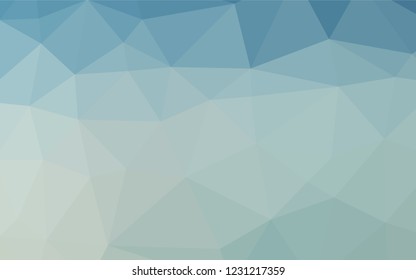 Light Blue, Yellow vector hexagon mosaic texture. Colorful abstract illustration with gradient. A new texture for your design.