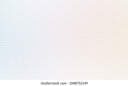 Light Blue, Yellow vector illustration which consist of circles. Dotted gradient design for your business. Creative geometric background in halftone style with colored spots.