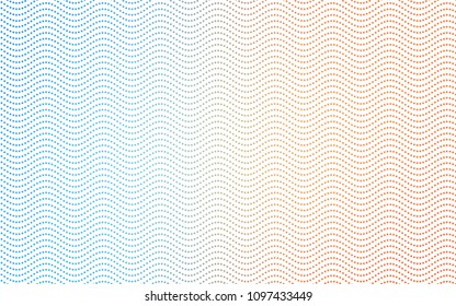 Light Blue, Yellow vector illustration which consist of circles. Dotted gradient design for your business. Creative geometric background in halftone style with colored spots.
