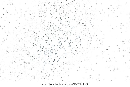 Light Blue, Yellow vector illustration which consist of circles. Dotted gradient design for your business. Creative geometric background in halftone style with colored spots.