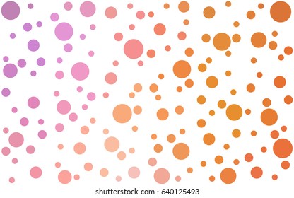 Light Blue, Yellow vector illustration which consist of circles. Dotted gradient design for your business. Creative geometric background in halftone style with colored spots.