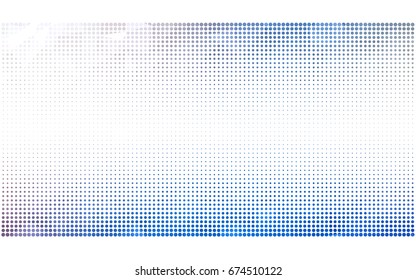 Light Blue, Yellow vector illustration which consist of circles. Dotted gradient design for your business. Creative geometric background in halftone style with colored spots.