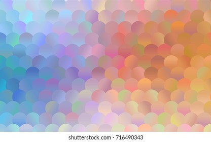 Light Blue, Yellow vector illustration which consist of circles. Dotted gradient design for your business. Creative geometric background in halftone style with colored spots.