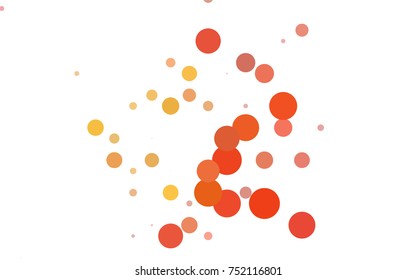 Light Blue, Yellow vector illustration which consist of circles. Dotted gradient design for your business. Creative geometric background in halftone style with colored spots.