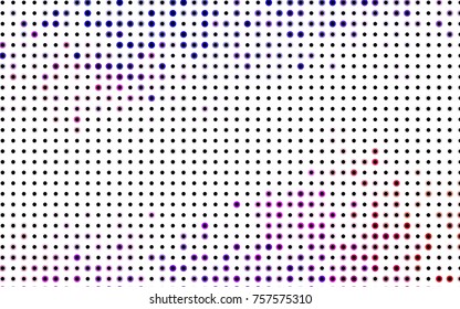 Light Blue, Yellow vector illustration which consist of circles. Dotted gradient design for your business. Creative geometric background in halftone style with colored spots.