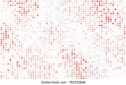 Light Blue, Yellow vector illustration which consist of circles. Dotted gradient design for your business. Creative geometric background in halftone style with colored spots.