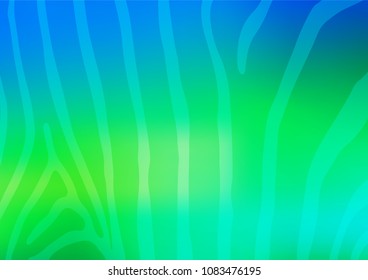 Light Blue, Yellow vector indian curved texture. An elegant bright illustration with lines in Natural style. The doodle design can be used for your web site.