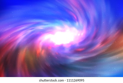 Light Blue, Yellow vector layout with cosmic stars. Glitter abstract illustration with colorful cosmic stars. Best design for your ad, poster, banner.