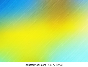 Light Blue, Yellow vector layout with flat lines. Shining colored illustration with narrow lines. Best design for your ad, poster, banner.