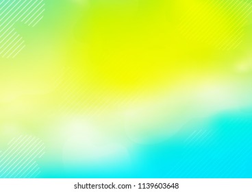 Light Blue, Yellow vector layout with flat lines. Glitter abstract illustration with colored sticks. The pattern can be used for websites.