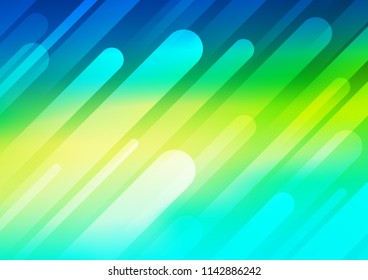 Light Blue, Yellow vector layout with flat lines. Modern geometrical abstract illustration with staves. The pattern can be used for websites.
