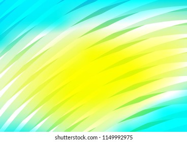 Light Blue, Yellow vector layout with flat lines. Decorative shining illustration with lines on abstract template. Smart design for your business advert.