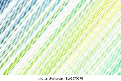 Light Blue, Yellow vector layout with flat lines. Decorative shining illustration with lines on abstract template. The template can be used as a background.