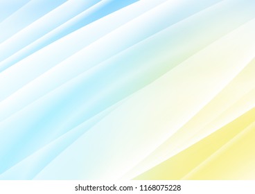 Light Blue, Yellow vector layout with flat lines. Glitter abstract illustration with colored sticks. The pattern can be used for websites.