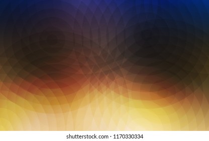 Light Blue, Yellow vector layout with circle shapes. Beautiful colored illustration with blurred circles in nature style. Beautiful design for your business advert.
