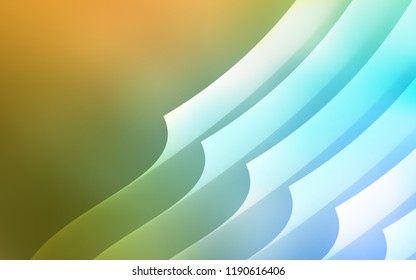 Light Blue, Yellow vector layout with flat lines. Shining colored illustration with sharp stripes. Smart design for your business advert.