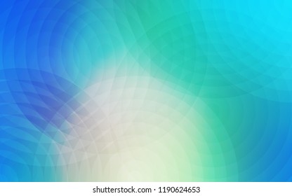 Light Blue, Yellow vector layout with circle shapes. Blurred decorative design in abstract style with bubbles. Beautiful design for your business advert.