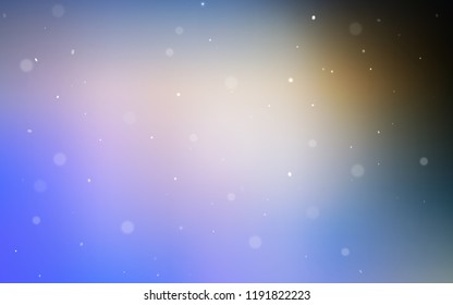 Light Blue, Yellow vector layout with circle shapes. Modern abstract illustration with colorful water drops. Pattern can be used for futuristic ad, booklets.