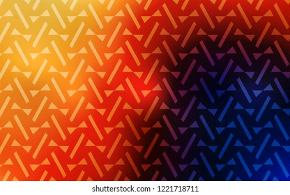 Light Blue, Yellow vector layout with lines, triangles. Abstract gradient illustration with triangles, lines. Pattern for booklets, leaflets