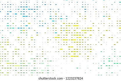 Light Blue, Yellow vector layout with flat lines. Modern geometrical abstract illustration with staves. The pattern can be used for busines ad, booklets, leaflets